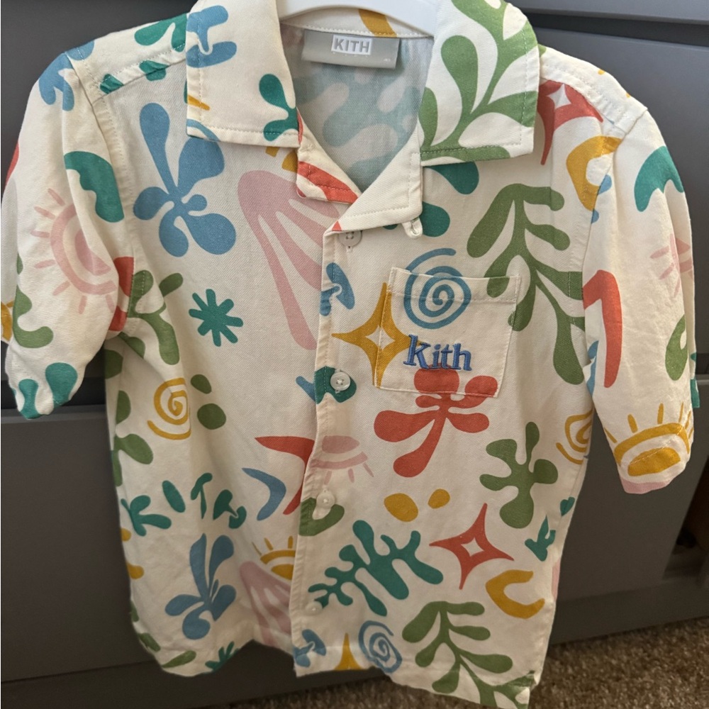 Kith Kids Multicolor Graphic Button Down Shirt